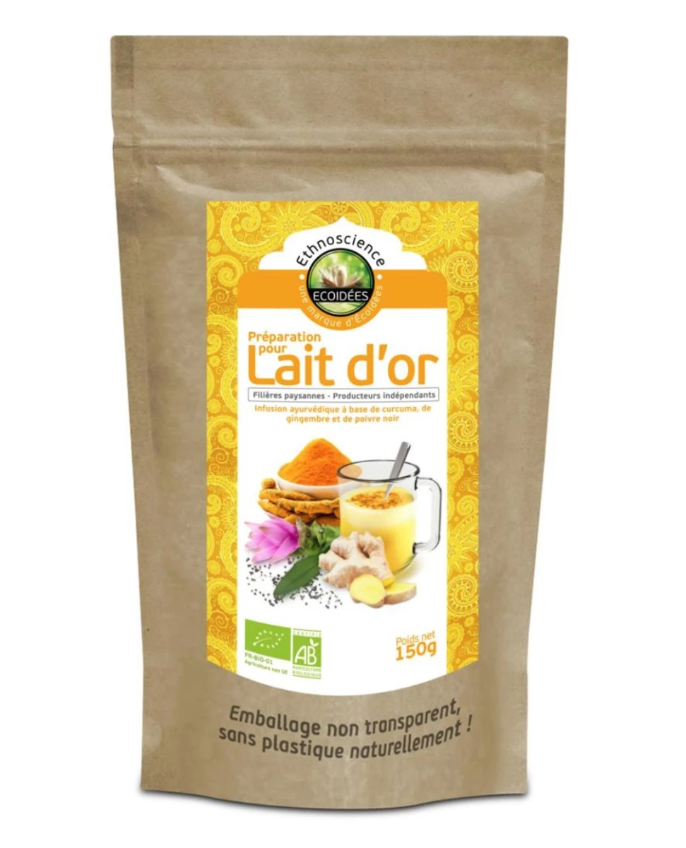 Préparation Pour Lait d'Or Bio - 150g - Écoidées