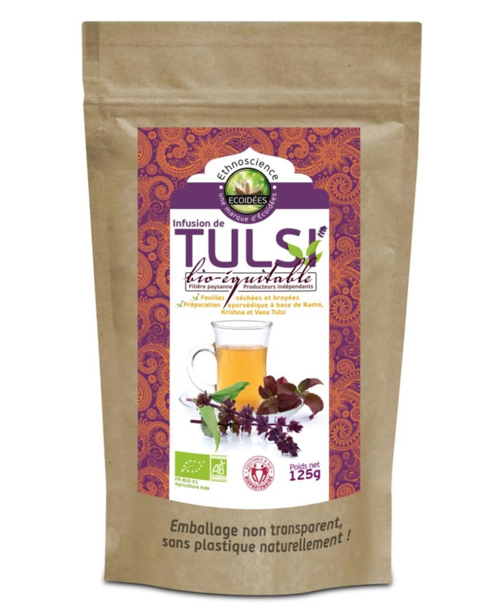 Infusion de Tulsi Bio - 125g - Écoidées