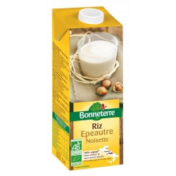 Boisson végétale au Riz Epeautre Noisette 1L-Bonneterre