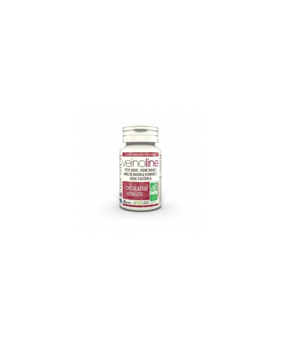 Veinoline Circulation Veineuse & Lymphatique - 60 Gélules - LT Labo