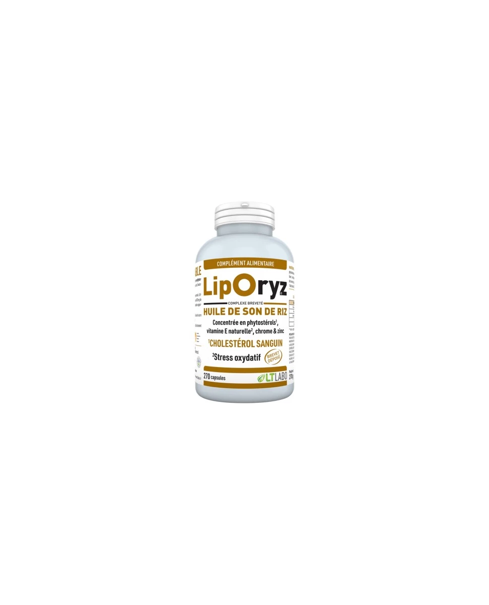 LipOryz Huile de Son de Riz - 270 Gélules - LT Labo