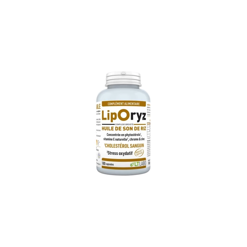 LipOryz Huile de Son de Riz - 100 Gélules - LT Labo