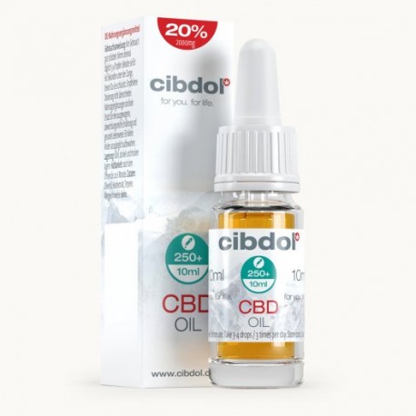Huile de CBD Bio 20% - 10ml - Cibdol