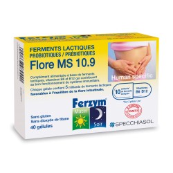 Ferzym Flore MS 10.9 - 40 Gélules - Specchiasol