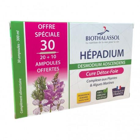 Hépadium - 20 Ampoules de 10ml - BIOTHALASSOL