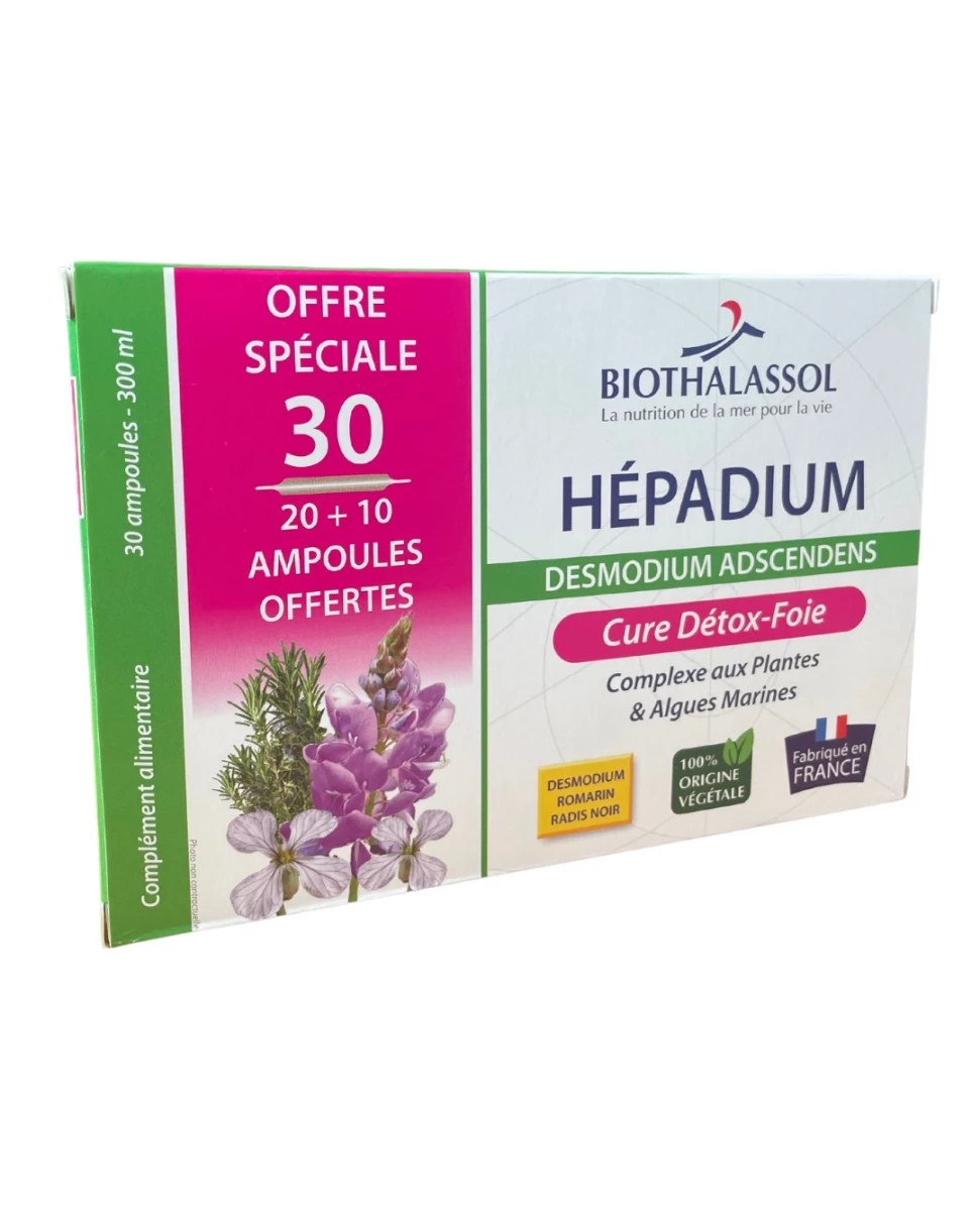 Hépadium - 20 Ampoules de 10ml - BIOTHALASSOL