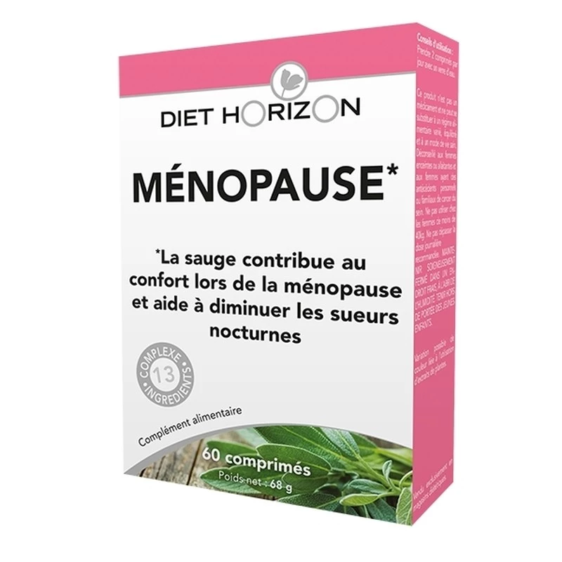 Ménopause - 60 Comprimés - Diet Horizon