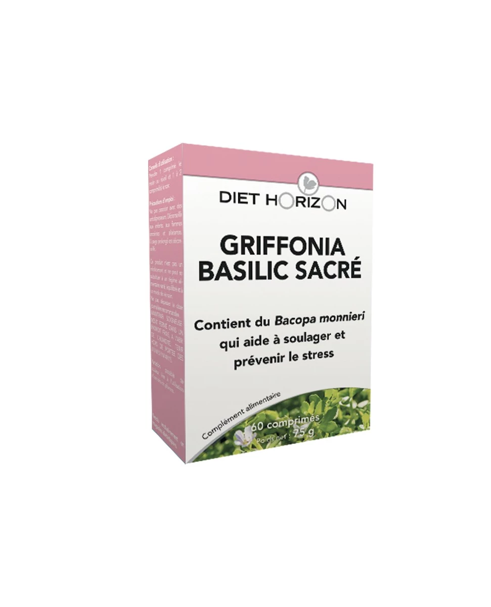 Griffonia Basilic Sacré - 60 Comprimés - Diet Horizon