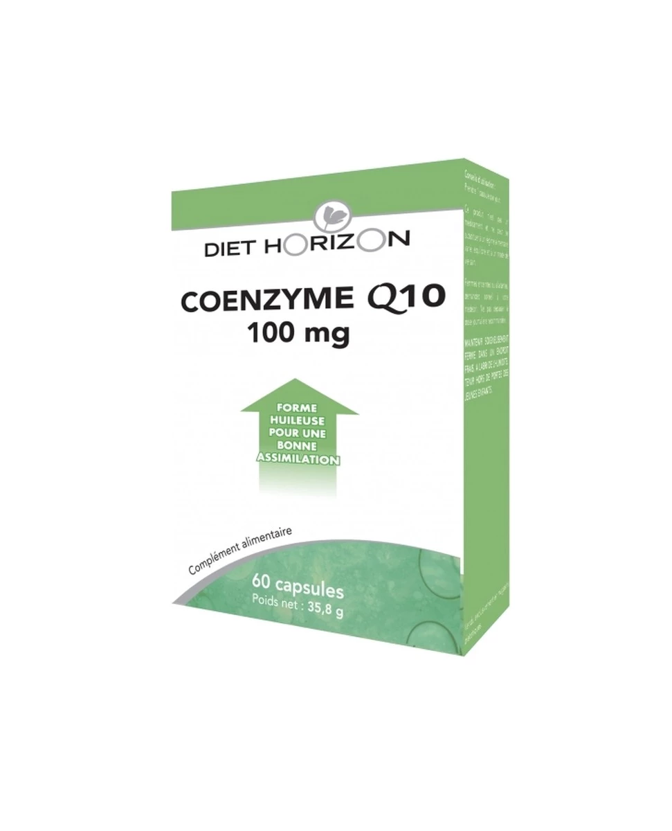 Coenzyme Q10 - 100mg - 60 Comprimés - Diet Horizon