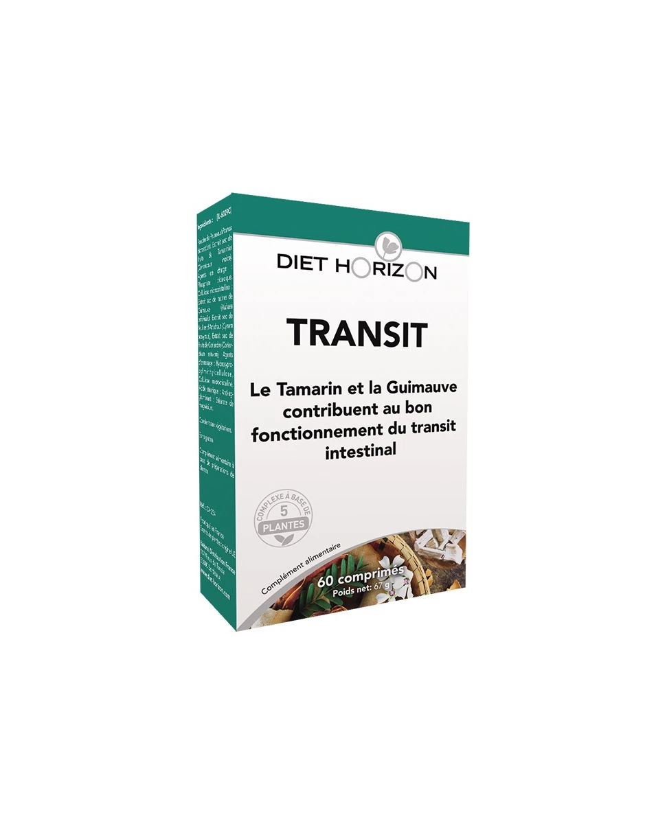 Transit - 60 Comprimés - Diet Horizon