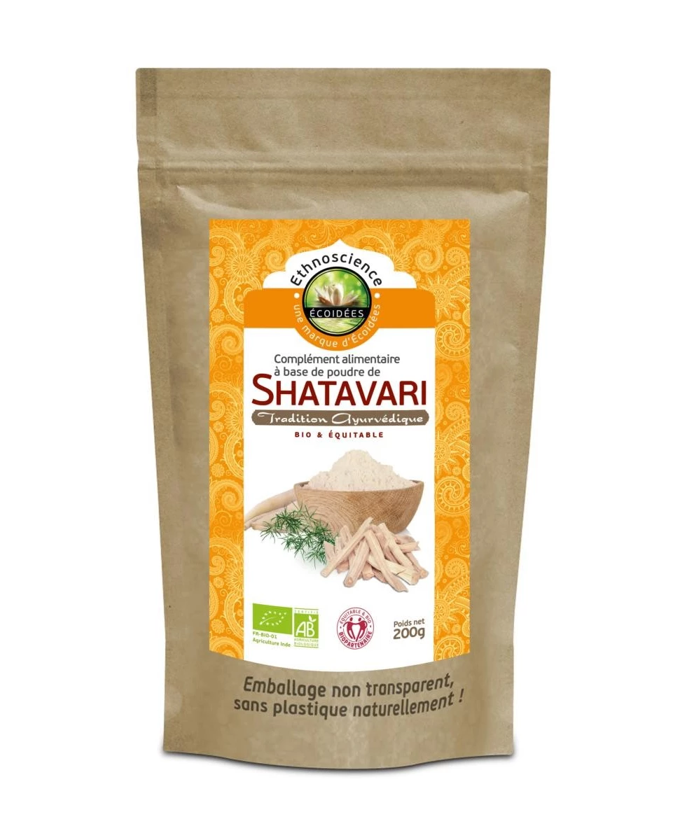 Shatavari Poudre - 200g - Ecoidées