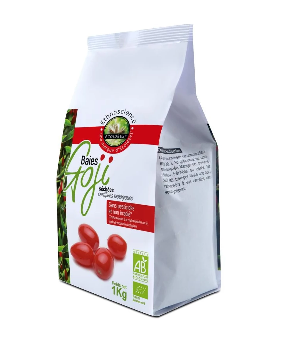 Baies Goji Bio - 1kg - Écoidées