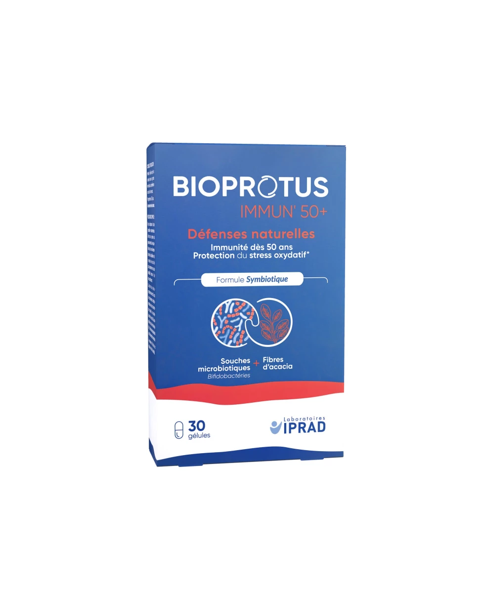 Bioprotus IMMUN'50+ - 30 Gélules - Laboratoire IPRAD