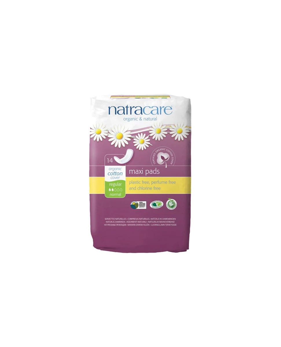 Serviette hygiènique Maxi - x14 - Natracare