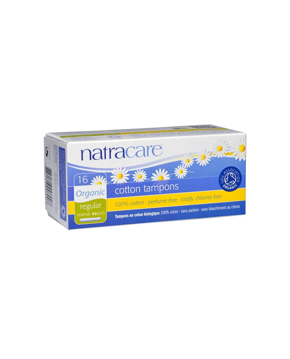 Tampons Coton Naturel avec Applicateur - x16 - Natracare