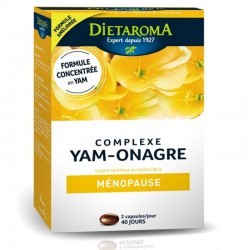 Complexe Yam-Onagre Ménopause - 80 Capsules - DIETAROMA