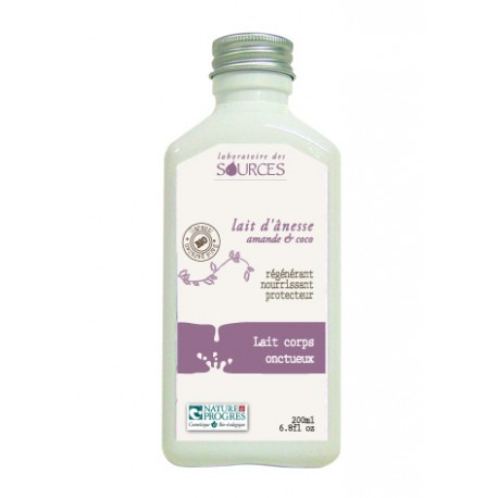 Lait Corporel Onctueux au Lait d'Anesse - 200ml - Laboratoire des sources