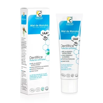 Dentifrice Protection Anti-tartre Miel de Manuka - 75ml - Comptoirs et Compagnies