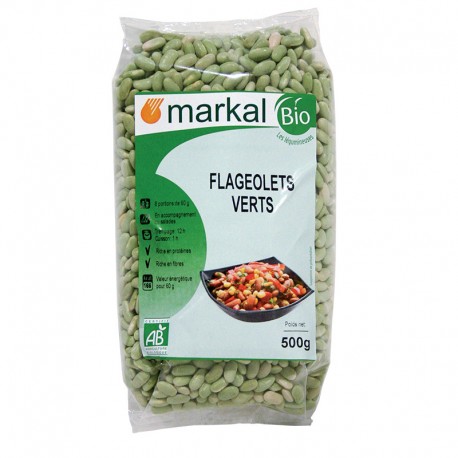 Flageolets Verts 500g-Markal