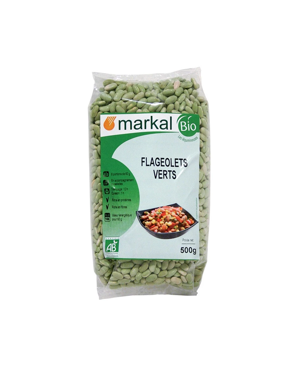 Flageolets Verts 500g-Markal