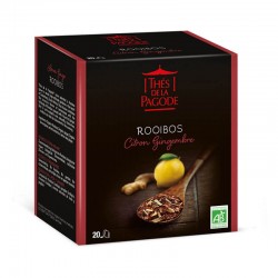 Rooibos Citron-Gingembre - 20 Sachets - Thés de La Pagode