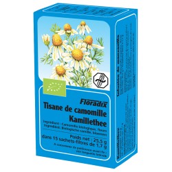 Tisane Camomille - 15 Infusettes - Floradix Salus