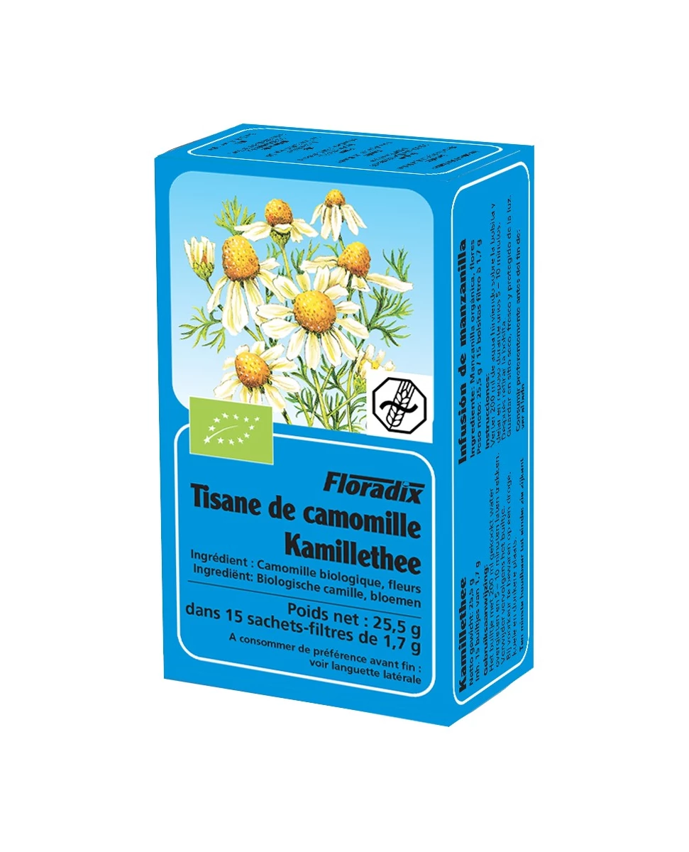 Tisane Camomille - 15 Infusettes - Floradix Salus