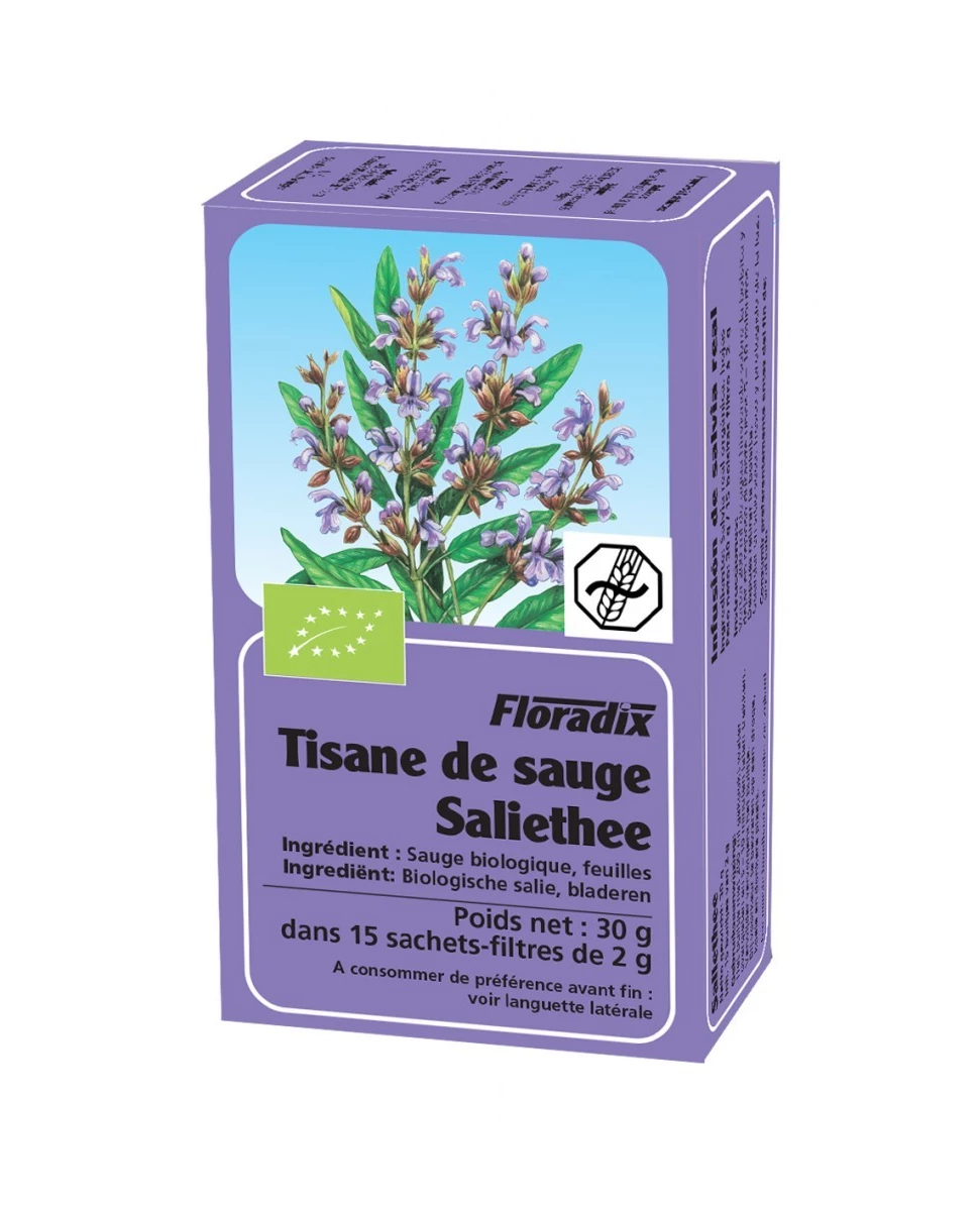 Tisane Sauge - 15 Infusettes - Floradix Salus