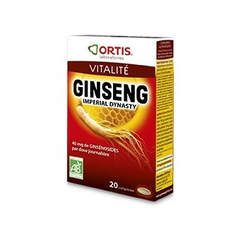 Ginseng Imperial Dynasty - 20 Comprimés - Ortis