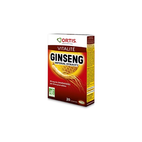 Ginseng Imperial Dynasty - 20 Comprimés - Ortis