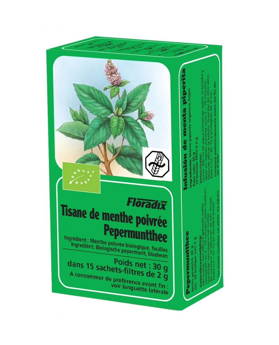 Tisane Menthe Poivrée - 15 sachets - Salus