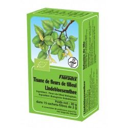 Tisane Fleurs de Tilleul - 15 sachets - Floradix Salus