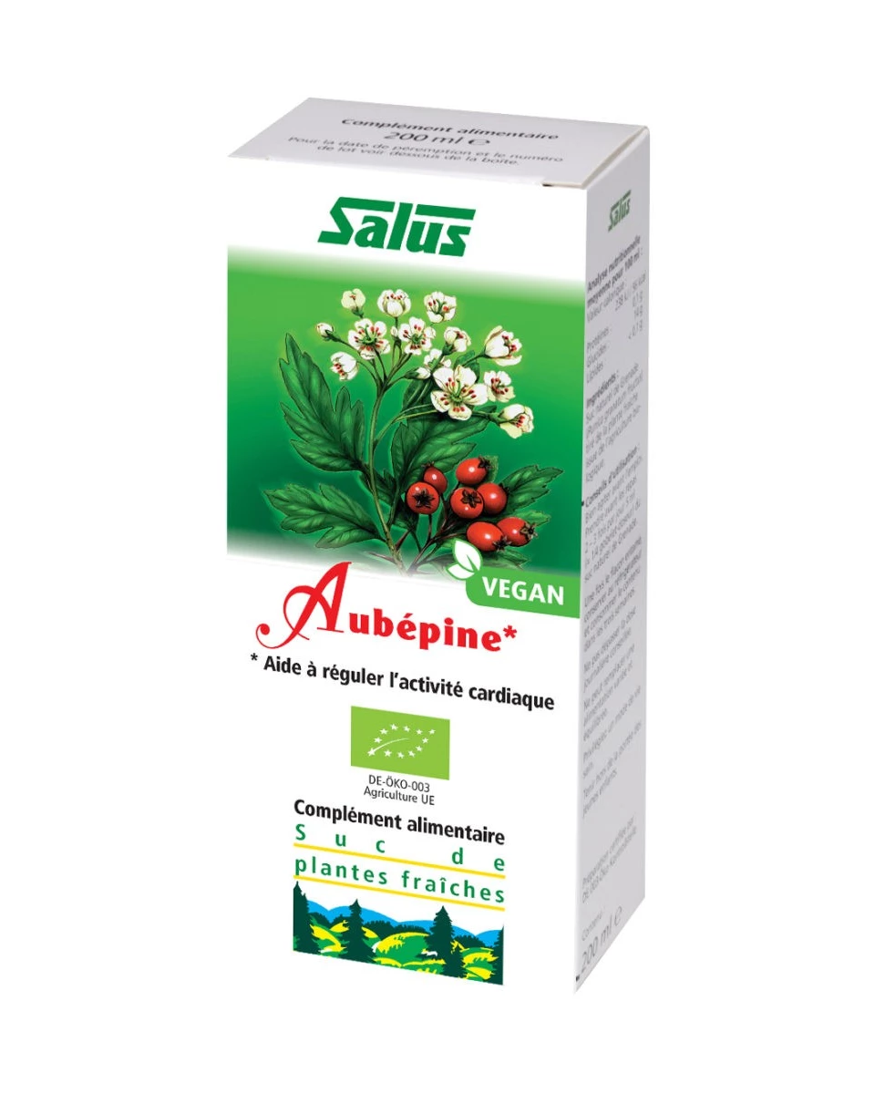 Suc Plante Fraîche Aubépine - 200ml - Salus