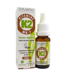 Vitamine K2 MK-7 - Compte Gouttes 15ml - D.Plantes