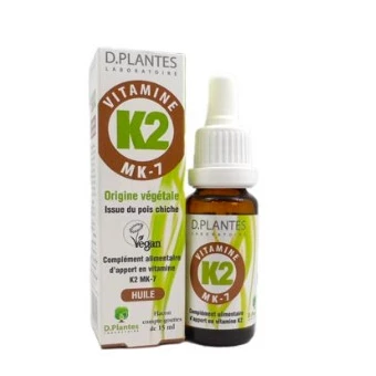 Vitamine K2 MK-7 - Compte Gouttes 15ml - D.Plantes
