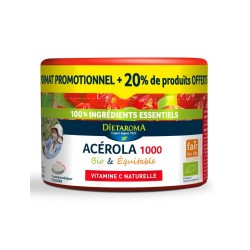Acérola 1000 Bio - 60 Comprimés 20% Gratuit - DIETAROMA