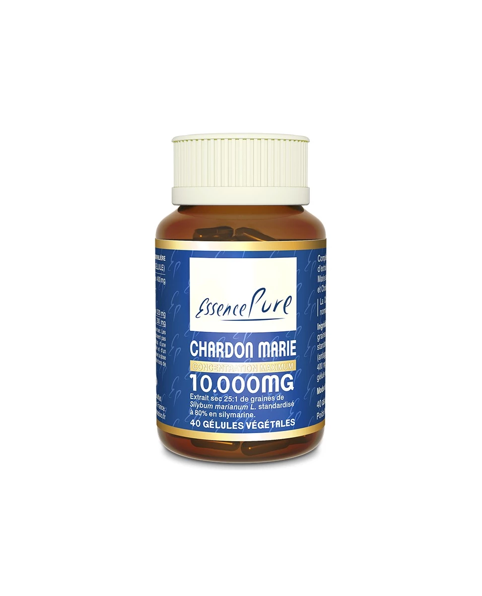 Chardon Marie 10.000Mg - 40 Gelules - Essence Pure