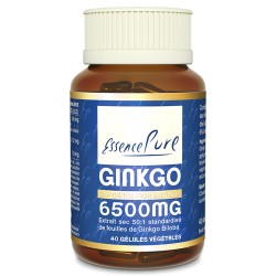 Ginkgo 6500mg - 40 Gélules - Essence Pure