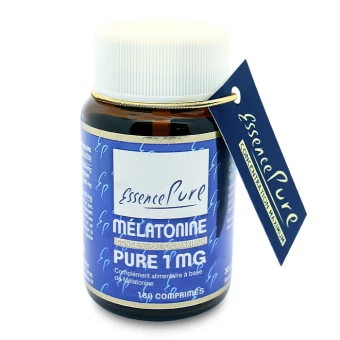 Mélatonine Pure 1mg - 180 Comprimés - Essence Pure