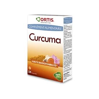 Curcuma - 54 Comprimés - Ortis