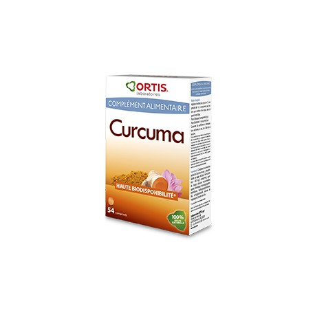 Curcuma - 54 Comprimés - Ortis