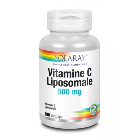 Vitamine C Liposomale 500mg - 100 Capsules - Solaray