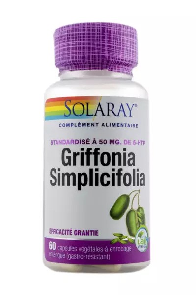Griffonia Simplicifolia - 60 Capsules Végétales - Solaray