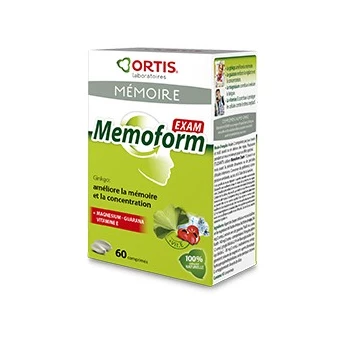 Memoform Exam - 60 Comprimés - Ortis