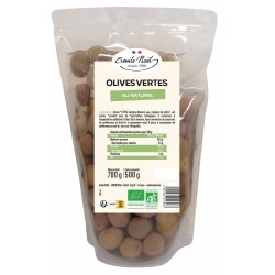 Olives Vertes au Naturel - 250g - Emile Noel