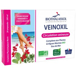 Veinoxil Jambes Légères - 20 Ampoules de 10ml - Biothalassol