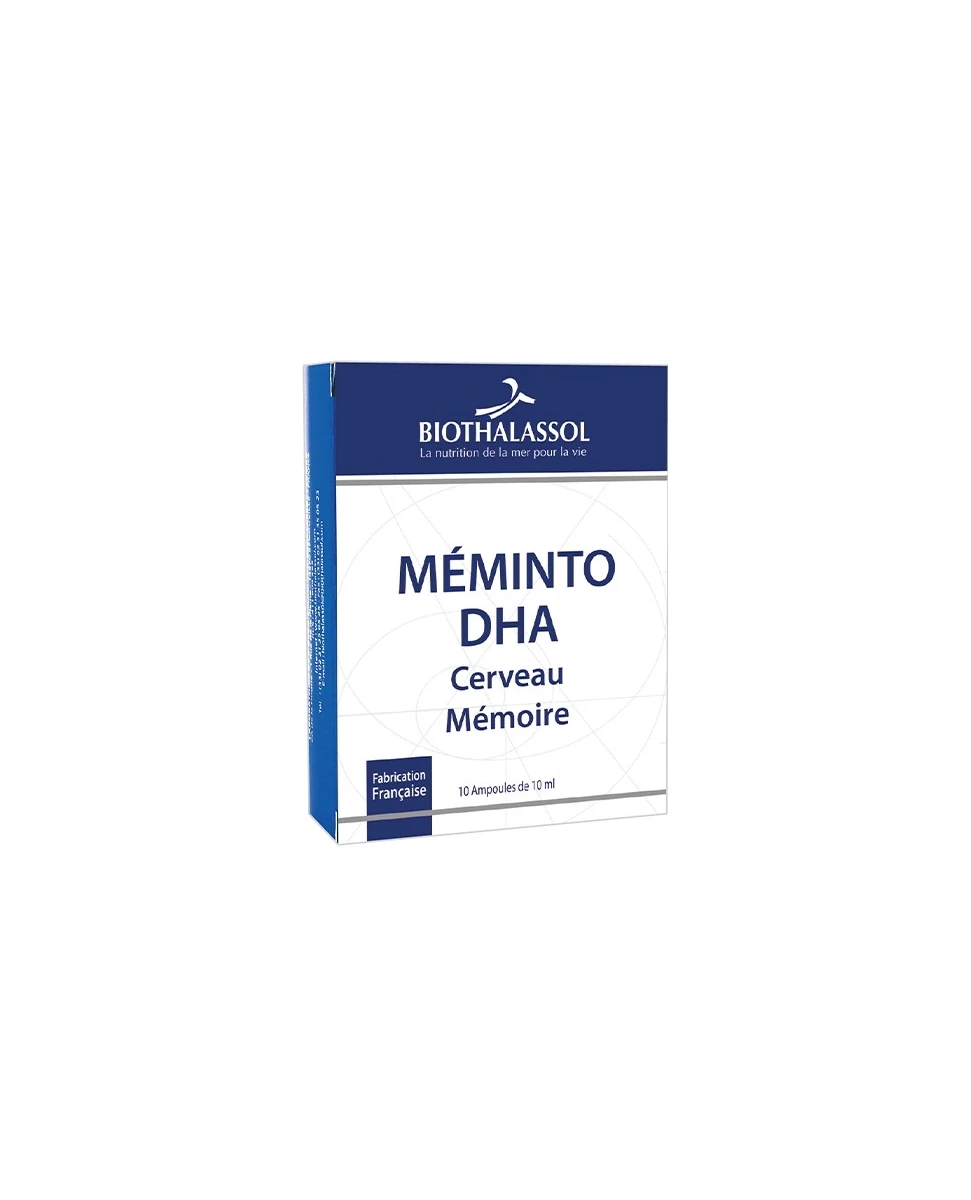 Meminto DHA - 10 Ampoules de 10ml - Biothalassol
