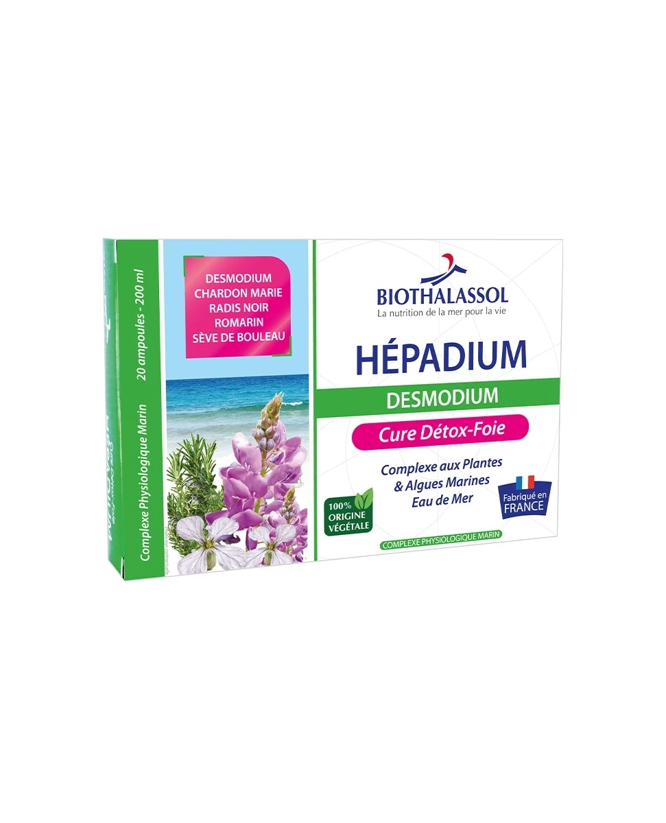 Hépadium - 20 Ampoules de 10ml - Biothalassol