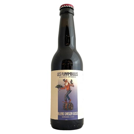 Bière Blend Saison Sarrasin Gose Cassis - 33cl - Les Funambules