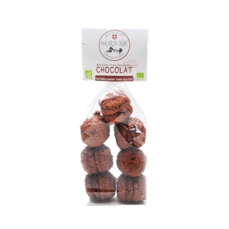 Macarons Bio Chocolat - 150g - Biscuits Bio Des Savoie